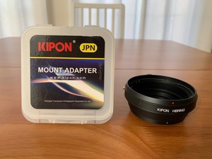 Kipon JPN Adapter for Hasselblad V Mount Lens to Nikon F Camera Excellent +++