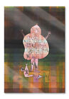 Paul Klee - Norddeutsche Stadt Glasbild aus Echtglas, inkl. Wandhalterung