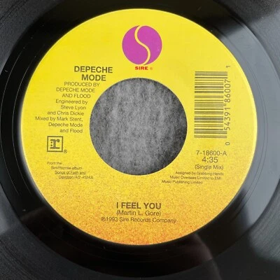 DEPECHE MODE I Feel You / One Caress 45 Sire 7-18600 NEW UNPLAYED - Image 1 of 4