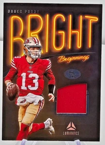 2023 Panini Luminance-Brock Purdy-Bright Beginnings Relics Patch #BB-5 - Picture 1 of 10