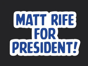 Pegatina Matt Rife - Perfecta para fanáticos y coleccionistas de comedia. Pegatinas de comediante - Imagen 1 de 1
