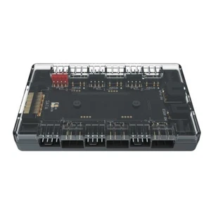 4pin PWM et 5V 3Pin argb Cooler Master 1 à 6 hub Fan Controller Hub shunt - Photo 1/7