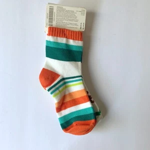 Gymboree 2 Pack Socks Sz 2T-3T Animals Stripes - Picture 1 of 5