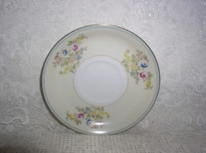 NSP Japan Handpainted Yellow Green Saucer Cup Plate - Picture 1 of 3