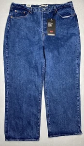 Levi's Sculpt Premium Blue Mid-Rise Ribcage Straight Ankle Women's Sz 28x27 NEW! - Picture 1 of 11