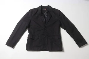 Blazer Chaqueta Casual Guess Men's Color Negro Slim Fit De Algodon Talla S 38 - Picture 1 of 6