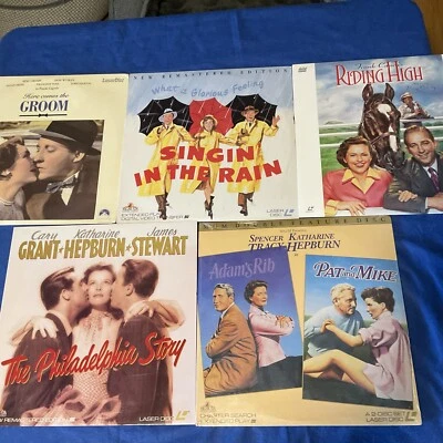 LaserDisc - Dining In The Rain, Philadelphia Story, Pat and Mike +++ 6 Discs - Image 1 of 4