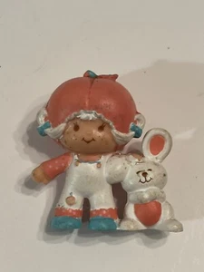 Strawberry Shortcake Apricot & Hopsalot Bunny Vintage Figure 2" Miniature 1981 - Picture 1 of 10