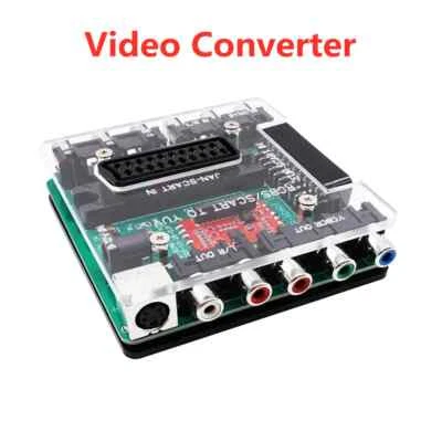 Video Converter RGBS/SCART to YUV YCBCR/S-Video for Dreamcast Retro Console - Image 1 of 4