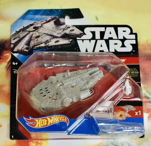MATTEL HOT WHEELS STAR WARS STARSHIP Millennium Falcon Force Awakens Version  - Picture 1 of 2