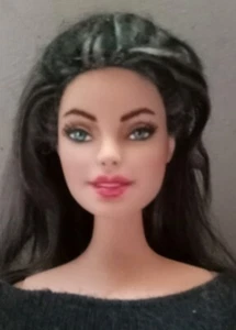 OOAK Custom Art Doll Repaint Barbie Collector Head Only JL Biel #17 Wynne - Picture 1 of 15