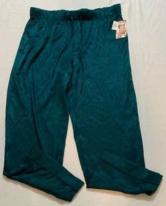 INC Pantalone Pigiama Donna Aqua M - Foto 1 di 3