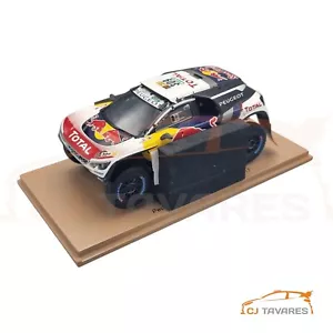 SPARK S5610 PEUGEOT 3008 DKR #309 S LOEB - D ELENA RALLY DAKAR 2017 1/43 - Imagen 1 de 3