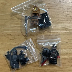 3 Lego Series 8 Collectible Minifigures 8833: Diver Evil Robot & Vampire Bat - Picture 1 of 8