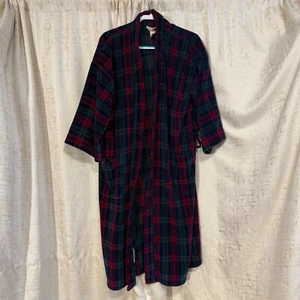 Vintage CHRISTIAN DIOR One Size Men's Robe Striped Terry Pockets 100% Cotton SEE - Picture 1 of 3