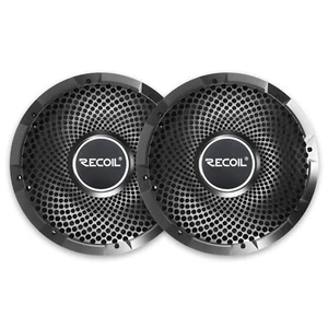 Recoil SG-65P Pair 6.5-Inch High Excursion Black Steel Mesh Grille - Picture 1 of 6