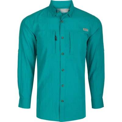 Drake Waterfowl Men's Classic Seersucker Minicheck Long Sleeve Shirt - Image 1 of 4