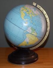 Vintage Simplified 8 Inch Replogle Legend Metal Globe