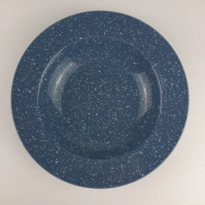 Mikasa Ultrastone White Speckled Country Blue Rimmed Soup Bowl 9" CU501 - Imagen 1 de 8