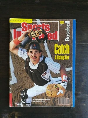 Sports Illustrated April 5, 1989 Benito Santiago San Diego Padres Baseball  424 - Image 1 of 2