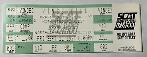 Vince Gill 9.12.1997 CHARLESTON SC mit Bryan White Rare Ticket KRAFT COUNTRY TOUR - Bild 1 von 2
