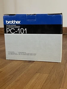 4PK New GENUINE Brother Fax 1150 1250 1350M Ribbon Cartridges PC-101 PC101 - Afbeelding 1 van 3