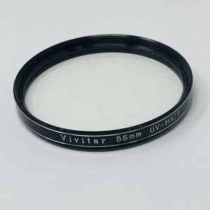 Vivitar Yellow UV Haze 55mm Camera Lens Filter Made in Japan - Picture 1 of 5