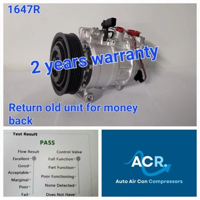 COMPRESOR AIRE ACONDICIONADO AUDI A6 ALLROAD 3.0 TFSI CGWD GASOLINA ENERO 2012 A 2014 1647R Foto 1 de 4