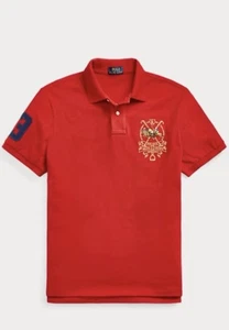 NWT Polo Ralph Lauren Triple Pony Polo Custom Fit Red Shirt Men’s Size 4XLT - Picture 1 of 9