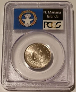 2009 P Northern Mariana Islands Territories Quarter SP68 PCGS SF Flag Label - Picture 1 of 2