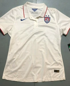 USA Fußballnationalmannschaft Authentic Nike Fußball Trikot Damen Größe Medium Neu mit Etikett - Bild 1 von 6