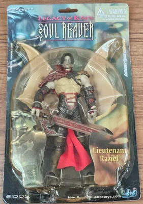 Nueva Figura Teniente Raziel Legacy of Kain Soul Reaver Caja Azul BBI Eidos Raro Foto 1 de 4