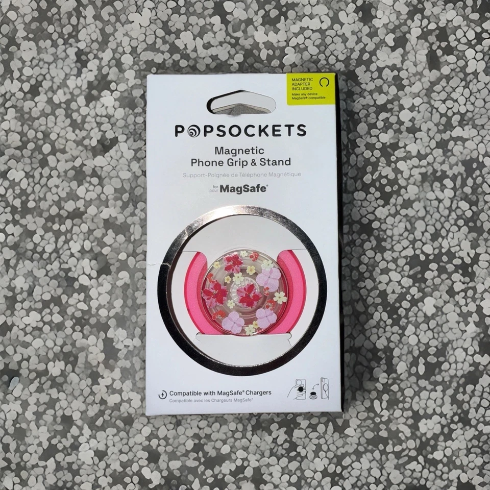 PopSockets Magnetic Phone Grip MagSafe Floral Pink Blossom - Image 1 of 1
