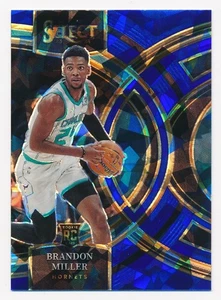 Brandon Miller 2023-24 Select Premier Level Blue Ice Prizm RC #130 Hornets - Bild 1 von 2