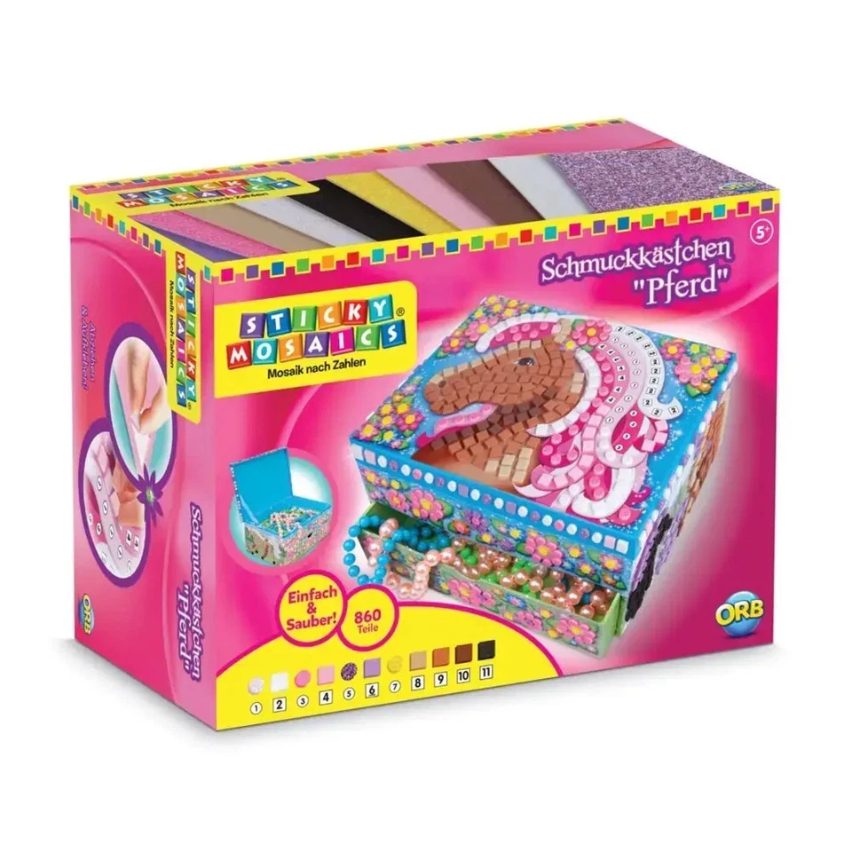 Sticky Mosaics Schmuckkästchen Pferd | 620114 | Deutsch | 2018 | InVento