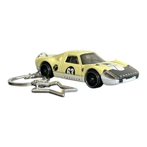 Porsche 904 Carrera GTS Keychain, Hot Wheels Diecast Key Clip Keychain/Bag Charm - Picture 1 of 5