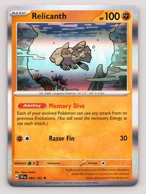 Pokemon SV05: Temporal Forces Relicanth - 084/162 Holo - Image 1 of 2