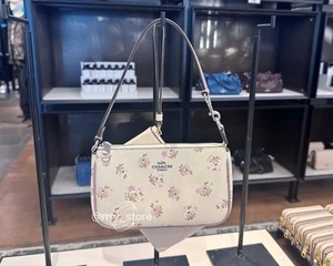 Bolso bandolera Coach Nolita 19 Chalk Muitl floral firma lona CAL24 - Imagen 1 de 15