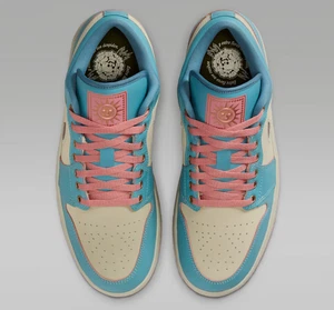 Zapatos Air Jordan 1 Low SE Denim Turquesa Rojo Polvo de Estrellas Para Hombre | Talla 7 - 15 - Imagen 1 de 8