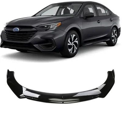 For Subaru Legacy 2018-2023 Front Bumper Lip Splitter Spoiler Body Gloss Black Foto 1 de 4