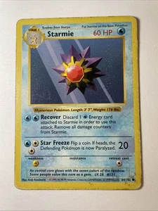 Starmie 064/102 - Juego base (sin sombras) regular (MP) - Imagen 1 de 2