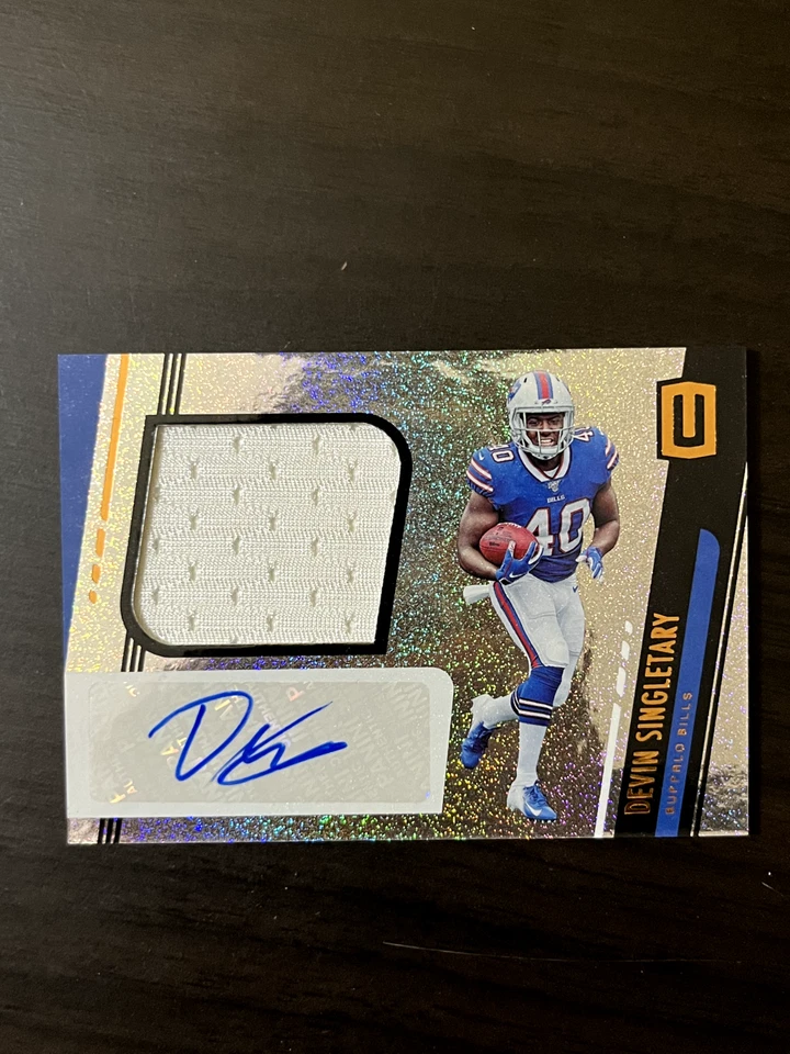 Devin Singletary 2019 Unparalleled Rookie Jersey Autograph #326 RC Relic Auto - Image 1 of 2