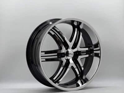 22" BOSS Wheels STYLE 3440 22X9 MACHINE BLACK Finish 6 lug  6x139.7 et +40   #41 - Image 1 of 2
