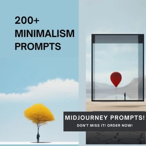 Unleash Minimalist Masterpieces: 200+ Midjourney Minimalism Prompts - Picture 1 of 6