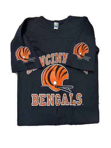 VINTAGE CINCINNATI BENGALS T SHIRT SIZE MEDIUM UNISEX Cover