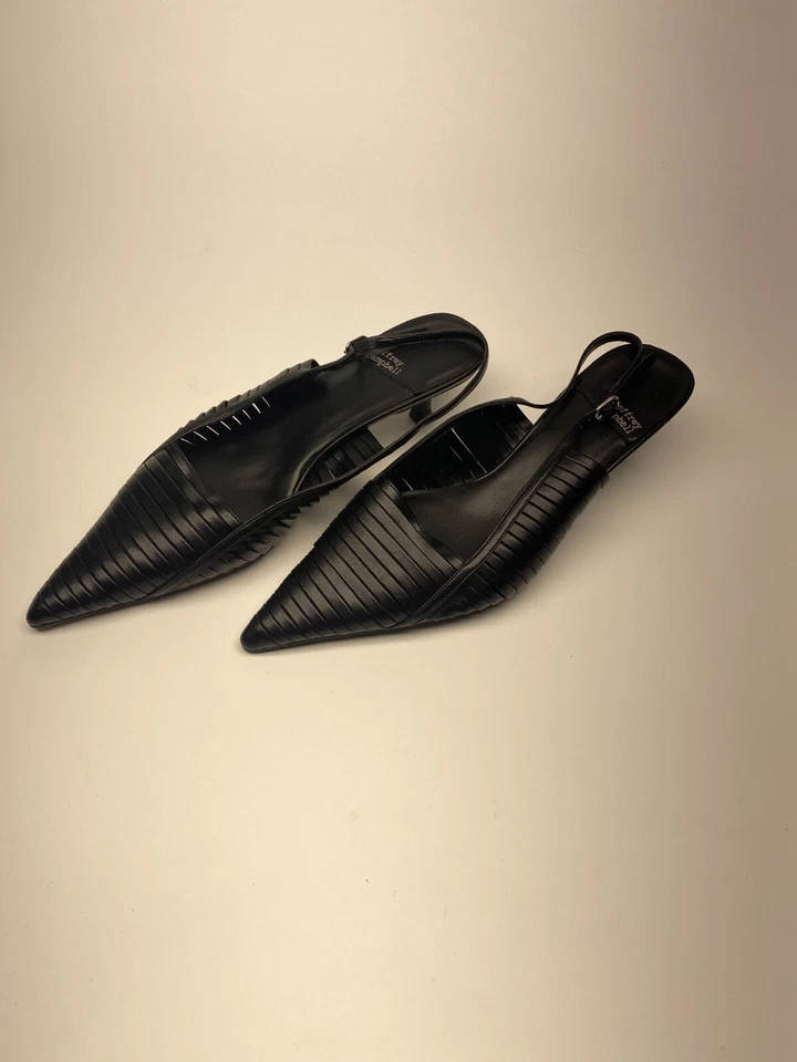 Zapatos de salón Jeffrey Campbell Stridze para mujer en cuero negro talla 9 Foto 1 de 4