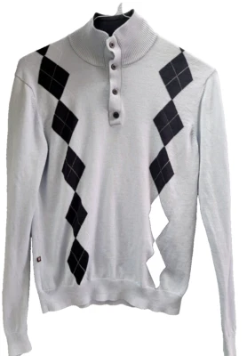 Victorinox Sweater Men’s Small Blue Light Blue Cardigan Crew Neck Size Small S10 - Image 1 of 4