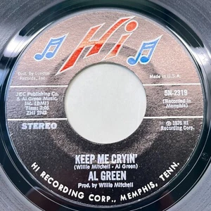 Al Green Keep Me Cryin / There Is Love 45 Soul 1976 Hi 2319 VG+ - Picture 1 of 7