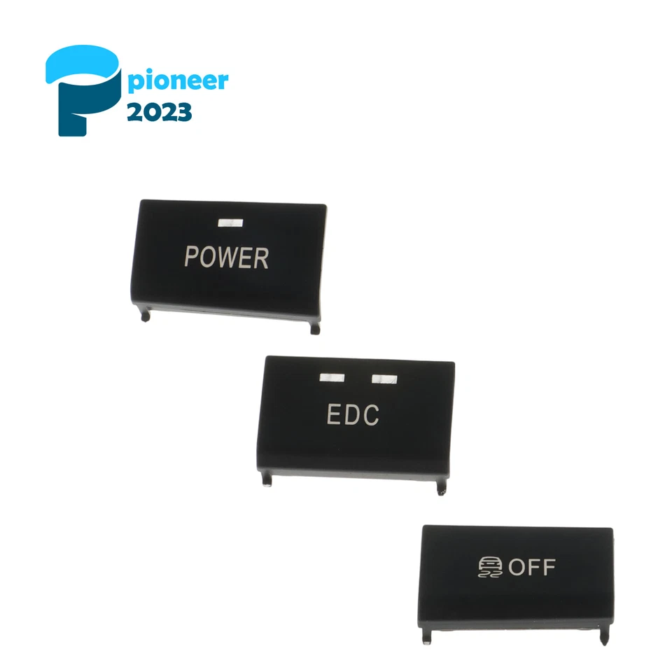 Carcasa de botón de interruptor de consola central 3 piezas para BMW 2005-2012 E90 E92 E93 M3 Foto 1 de 4