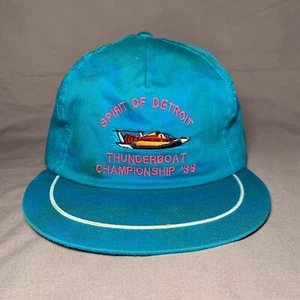 1988 SnapBack Thunder Boat Championship Spirit Of Detroit Made In USA Pink Rare - Picture 1 of 4